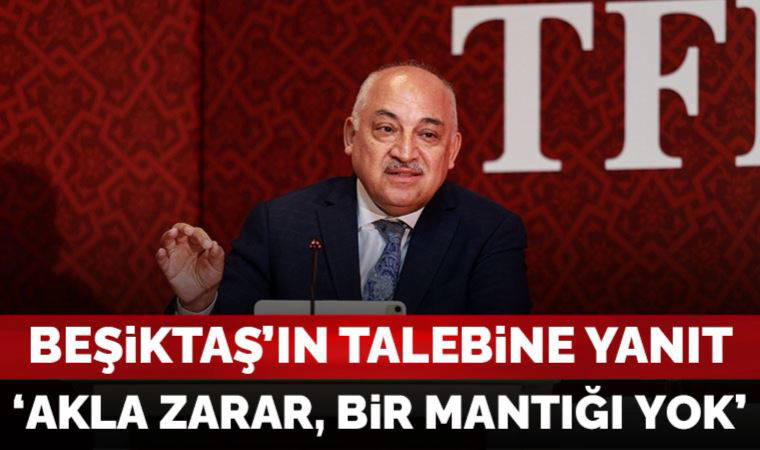 TFF Başkanı Mehmet Büyükekşi: 'Akla zarar, bir mantığı yok'