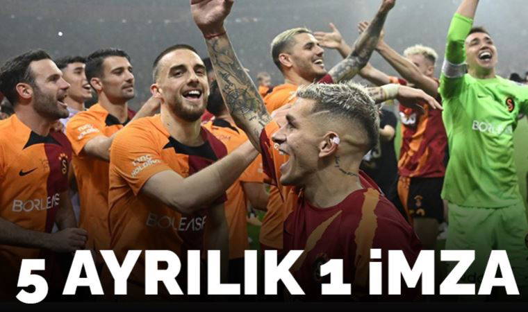 Galatasaray, 5 isimle yollarını ayırıyor