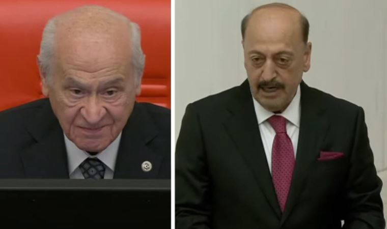 Vedat Bilgin yemin metninin dışına çıktı, Devlet Bahçeli uyardı