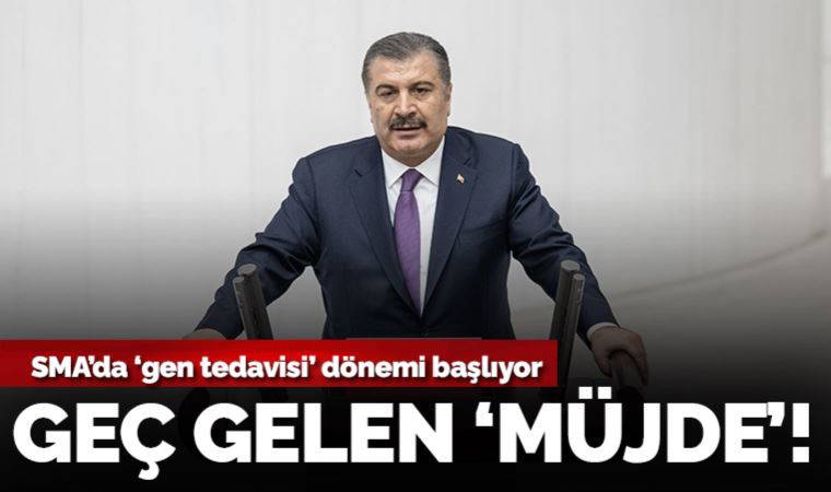Bakan Koca SMA gen tedavisinin artık Türkiye’de deneneceğini açıkladı