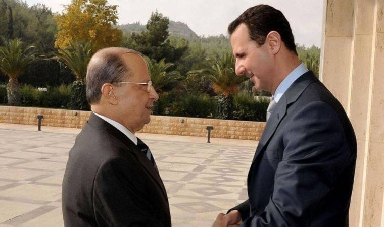 Eski Lübnan Cumhurbaşkanı Mişel Avn, 14 yıl sonra Suriye'de