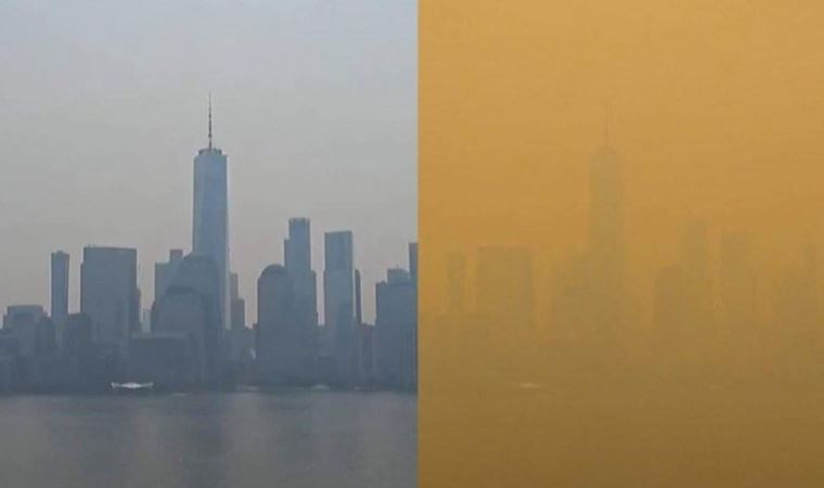 Kanada'daki orman yangınlarının etkilediği ABD'de 'kırmızı alarm' verildi, New York duman altında kaldı