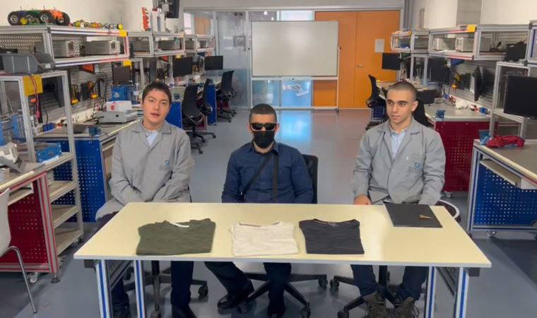 Lise öğrencilerin ‘görme engelli bireyler’ için forma projesi TÜBİTAK finalinde