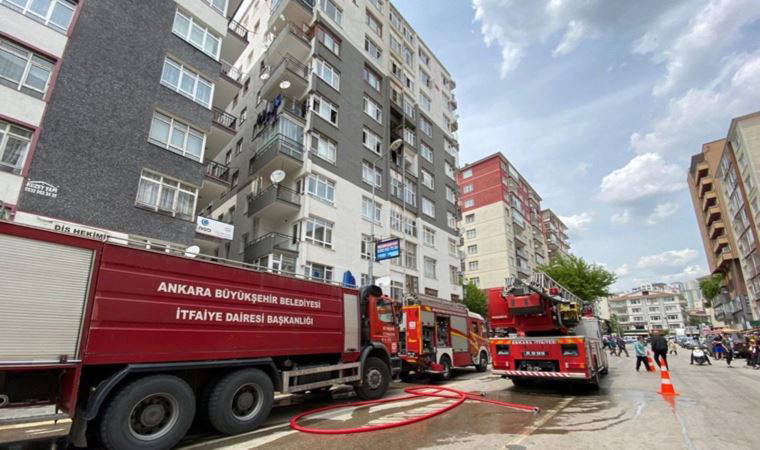Ankara'da apartmanda yangın: 1 kişi hayatını kaybetti, 4 kişi dumandan etkilendi