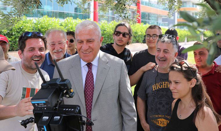 Başkan Atay ‘Efeler’in Efesi’ için kamera karşısında