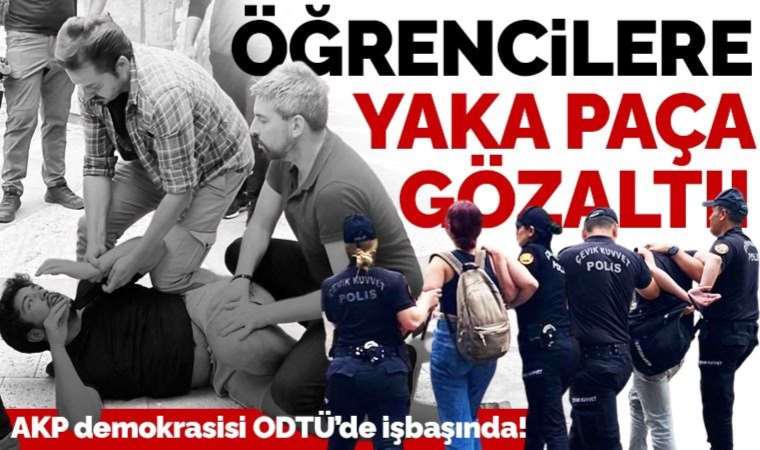 ODTÜ’de Onur Yürüyüşü başlamadan polis müdahalesiyle karşılaştı: Çok sayıda öğrenciye gözaltı