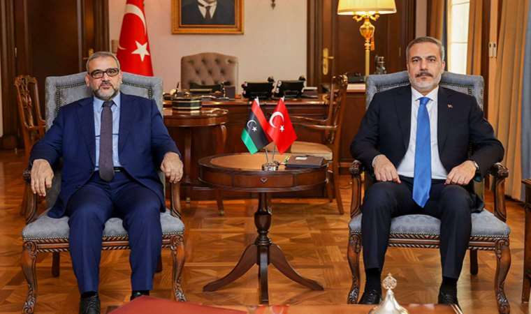 Bakan Hakan Fidan, Libya Yüksek Devlet Konseyi Başkanı ile görüştü!