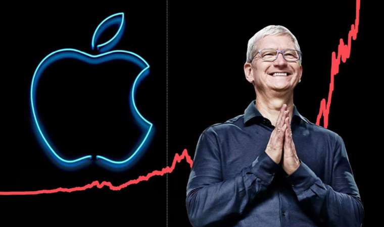 Apple'ın piyasa değeri 3 trilyon doları aştı: Hisse fiyatı rekor kırdı