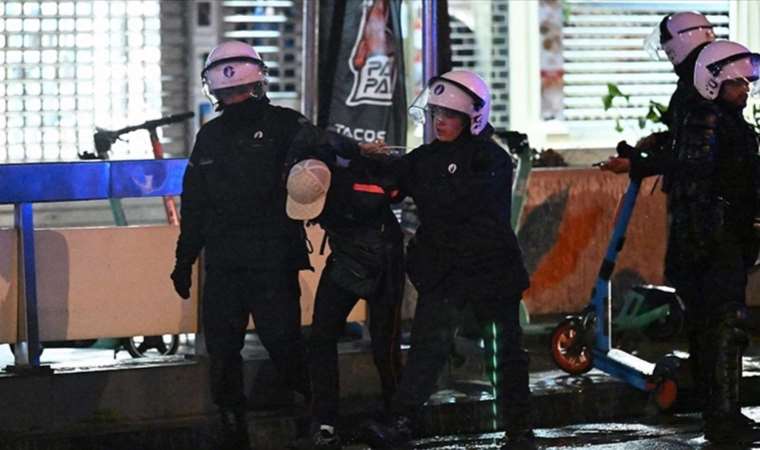 Fransa'daki olayların sıçradığı Belçika'da 80 kişi daha gözaltına alındı