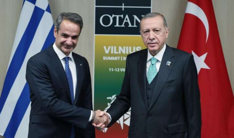 Erdoğan, Yunanistan Başbakanı Miçotakis ile bir araya geldi