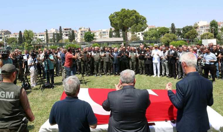 Menderes’teki orman yangınında yaşamını yitiren Gürpınar son yolculuğuna uğurlandı