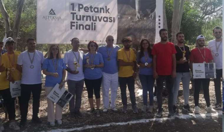 Altekma’dan petank turnuvası