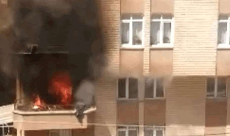 4 kişi ölümden döndü: Televizyon patladı, daire alev alev yandı