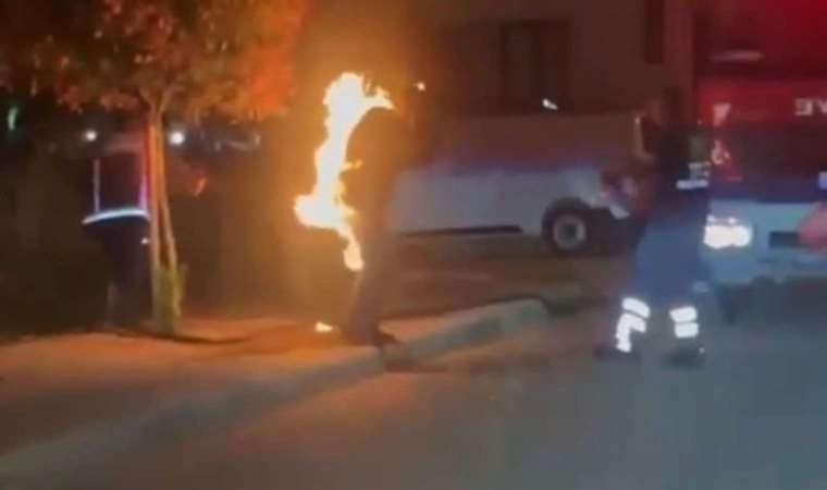 Benzin dökerek kendini yakan şahıs yaşamını yitirdi hayatını kaybetti