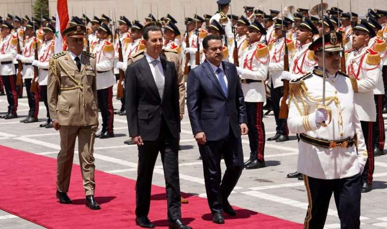 Irak Başbakanı iç savaşın başlangıcından beri ilk kez Suriye’ye giderek Esad ile görüştü