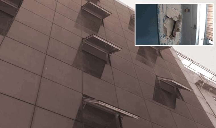 Ataşehir’de otelde satırlı tahliye krizi: Camları söktü, duvarları kırdı