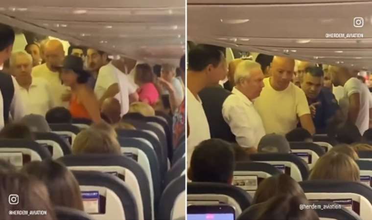 Uçakta çıkan kavgayı Aziz Yıldırım ayırdı!