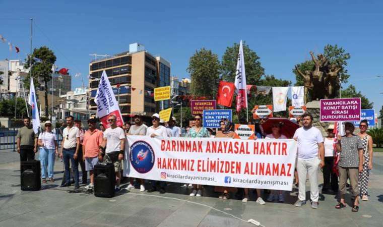 Kira fiyatlarına protesto: ‘Yabancıya konut satışı durdurulsun’