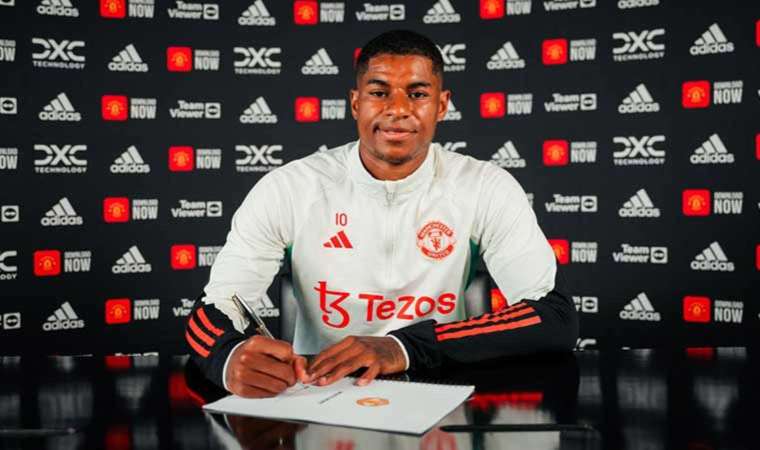 Marcus Rashford, 5 yıl daha Manchester United'da