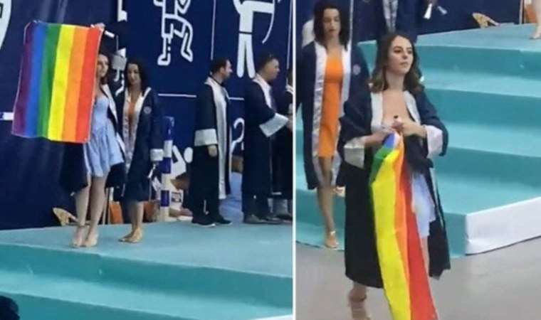 Törende bayrak açınca...