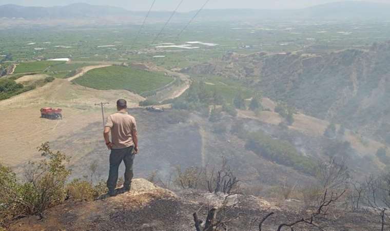 Manisa'da makilik yangını!