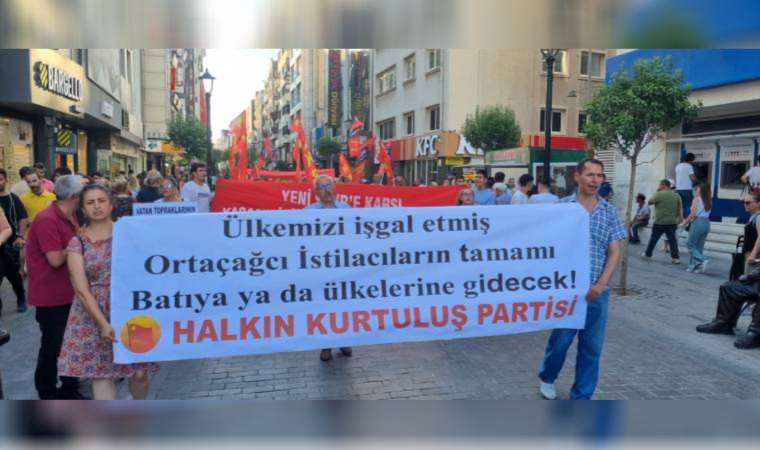 İzmir'de sığınmacı protestosu: Ya Batı'ya ya da ülkelerine gidecekler