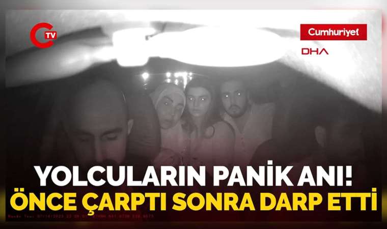 Yol isteyen taksiye önce çarptı sonra darp etti! O anlar saniye saniye kaydedildi