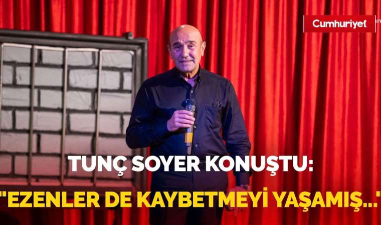 Tunç Soyer, 16'ncı Türkiye Tiyatro Buluşması kapsamında düzenlenen söyleşide konuştu