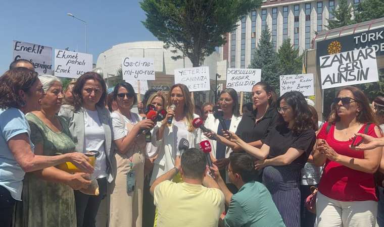 Gelen zamları EPDK önünde protesto ettiler: 'Ekmek bile lüks oldu'