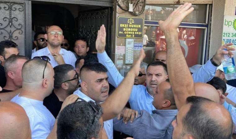 Sandalyeler havada uçuştu