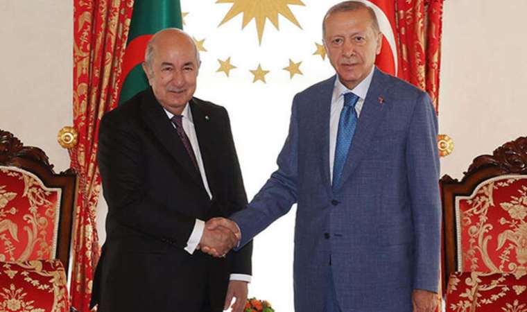 Cezayir Cumhurbaşkanı İstanbul'a geldi