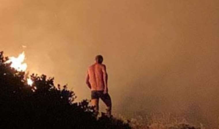 Çeşme’deki yangınla ilgili gözaltına alınmıştı: Bölgedeki görüntüleri ortaya çıktı!
