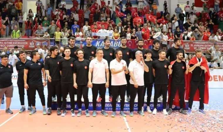 İşitme Engelliler Voleybol Takımı Avrupa Şampiyonu oldu!