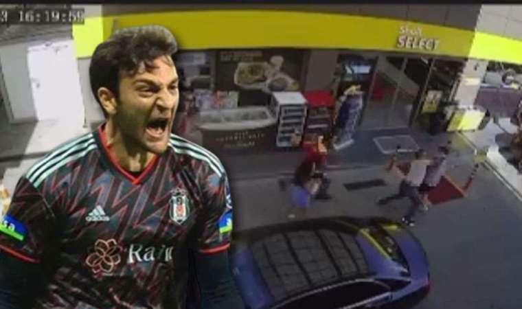 Beşiktaşlı futbolcu Emrecan Uzunhan'a saldırı anının görüntüsü ortaya çıktı