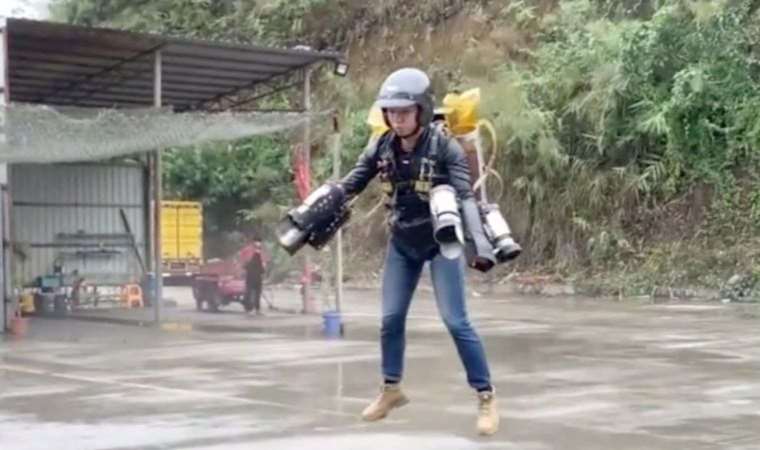 4 kilometre uçabilen sırt roketi test edildi