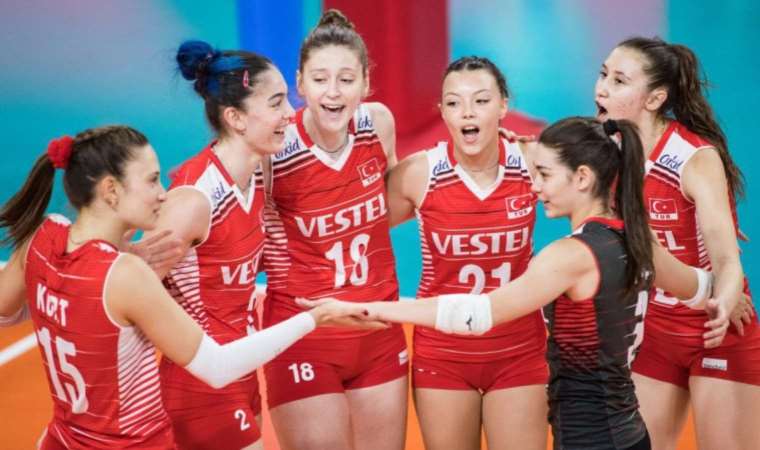22 Yaş Altı Kadın Voleybol Milli Takımı Avrupa Şampiyonası bileti aldı