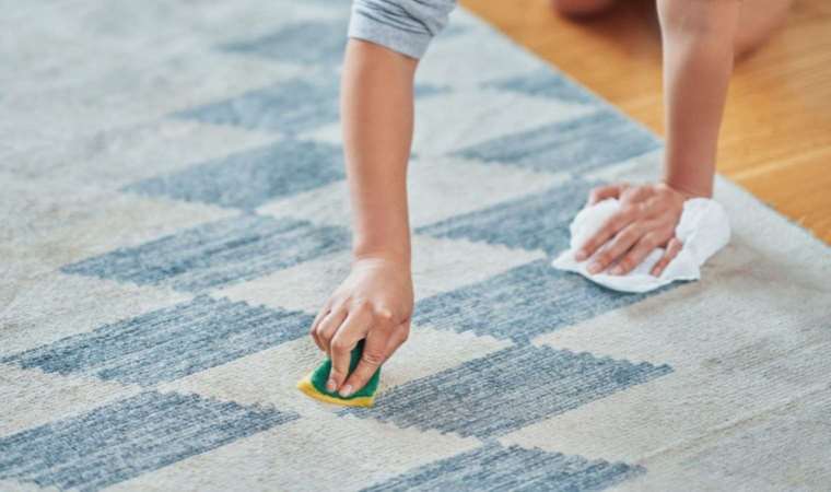 Halıdaki kahve lekelerinden kurtulmak için bu yöntemi deneyin. Kesin çözüm...