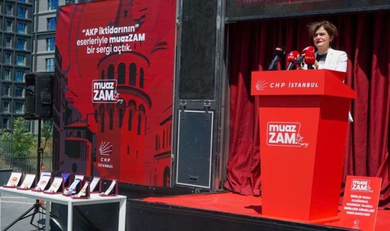 CHP İstanbul İl Başkanlığı’ndan gezici zam sergisi: 'Zamlardan nefes alınamıyor'