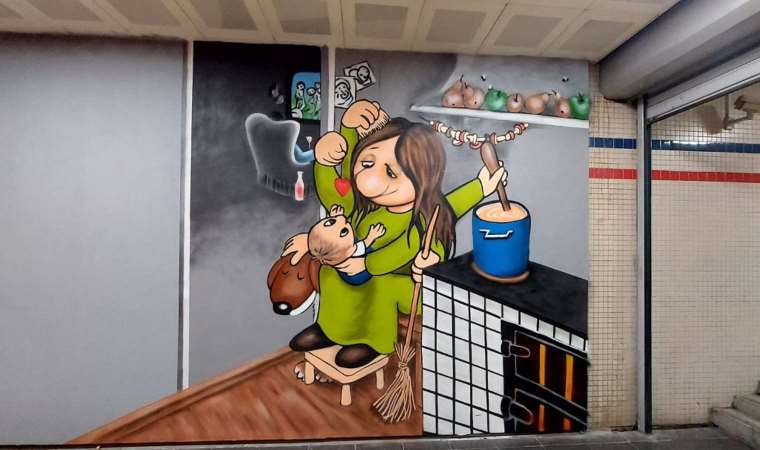 İzmir metro istasyonlarında “Eşitlik Koridorları”