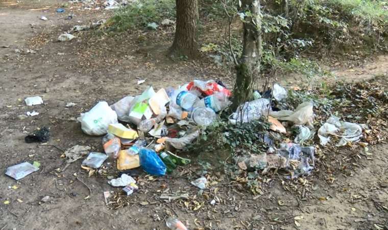Çöplüğe döndü: Belgrad Ormanı’ndan 18 ton çöp toplandı