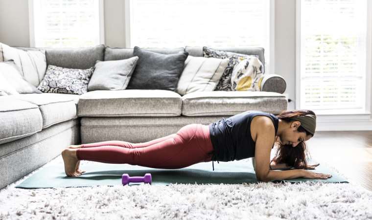 Plank ve duvar squatı tansiyonu düşürmekte faydalı