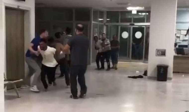 Bursa'da hastanede 'tekmeli yumruklu' kavga