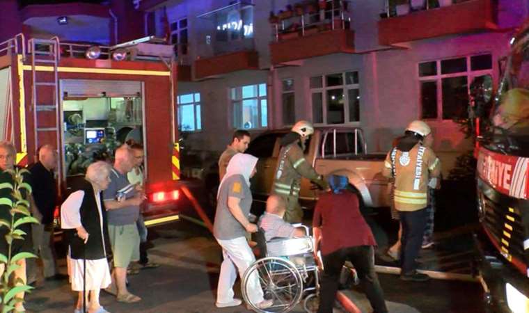 Sarıyer İzzet Baysal Huzurevi'nde yangın paniği: 1 kişi dumandan etkilendi