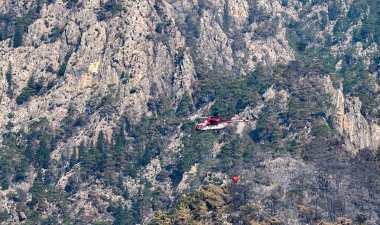 Kemer'deki orman yangını 5'inci gününde