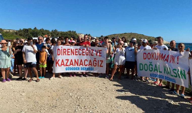 Çeşme’de koy ihalesine tepki: Kıyılar halkındır!