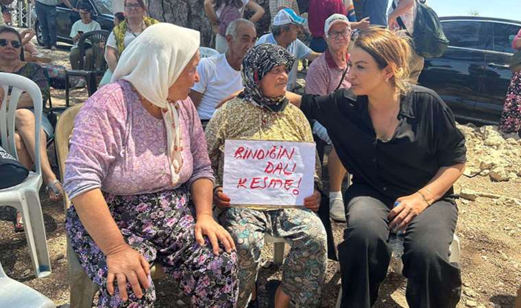 CHP'li Nermin Yıldırım Kara'dan Akbelenlilere ziyaret