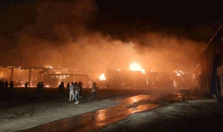 Van’da korkutan yangın söndürüldü