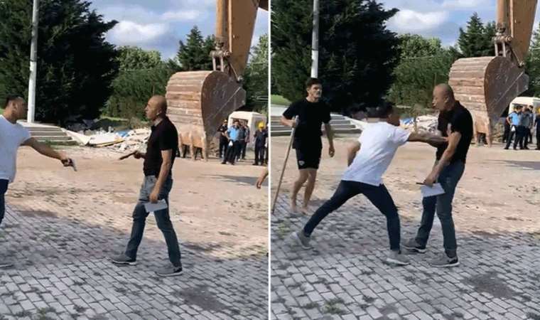 Beylikdüzü'nde olaylı yıkım: İBB ekibine silah çektiler!