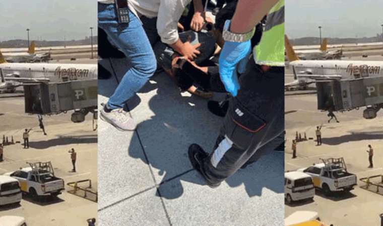 Sabiha Gökçen Havalimanı'nda aprona atlayan baba ve oğul sınır dışı edildi