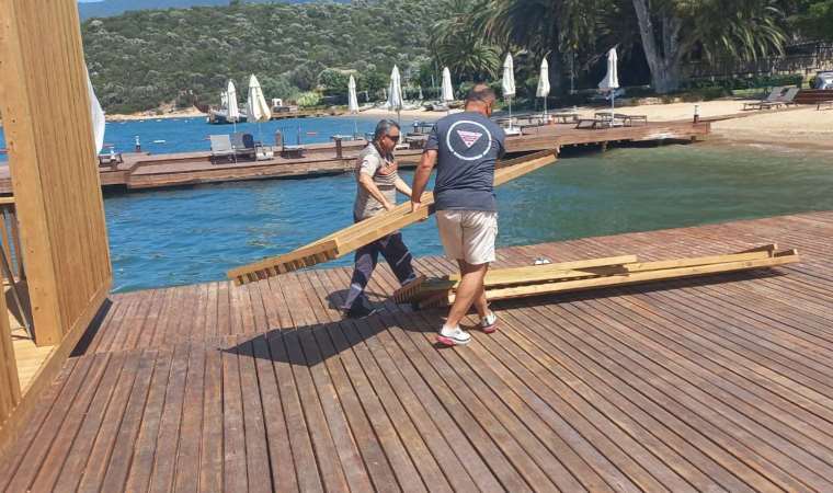 Bodrum'da kaçak yapılarla mücadele sürüyor